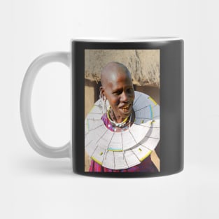 Happy Maasai (or Masai) Woman, East Africa Mug